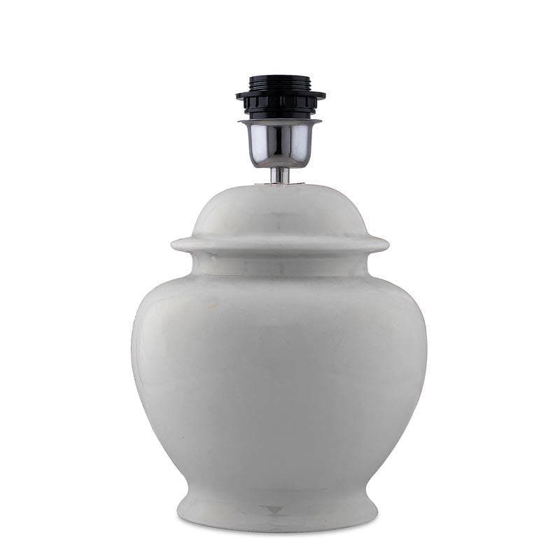 Fancy Pants Ceramic Table Lamp With Conical Shade - White,Blue media 4
