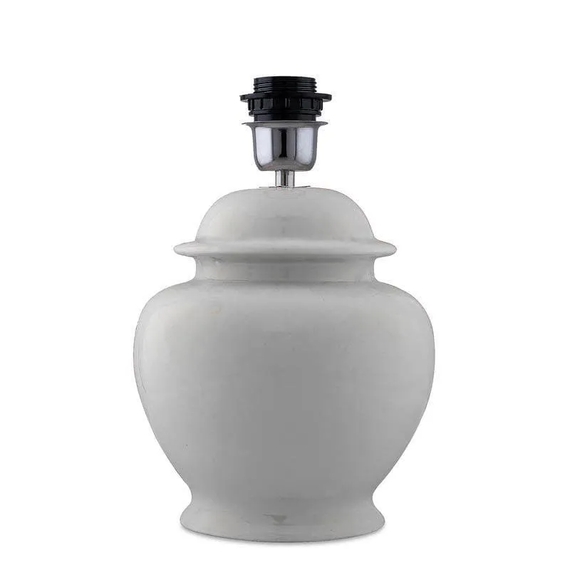 Fancy Pants Ceramic Table Lamp With Conical Shade - White,Blue media 4