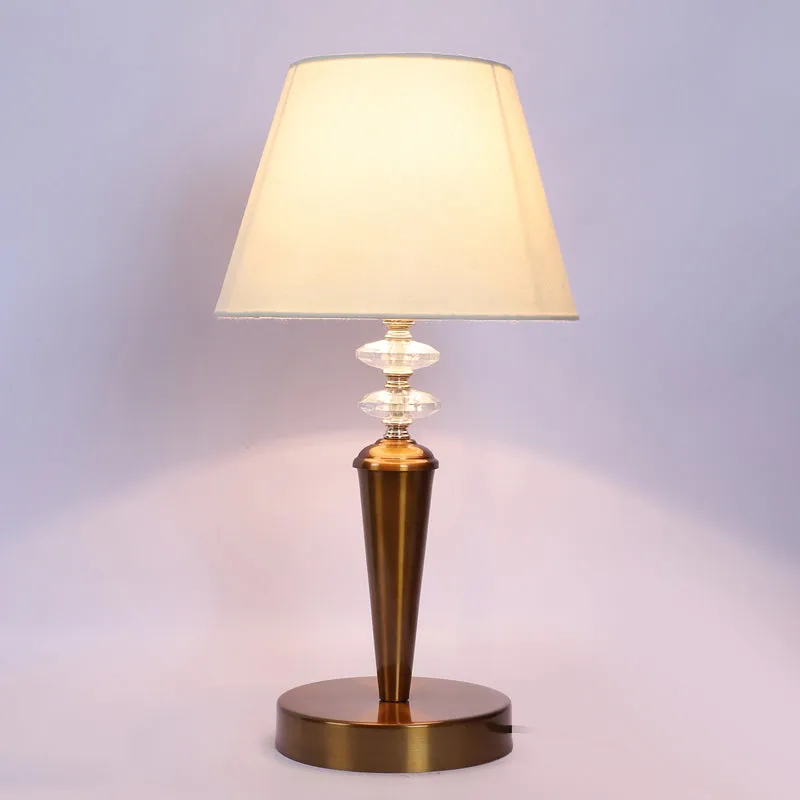 Cole Iron Table Lamp - White,Gold media 5