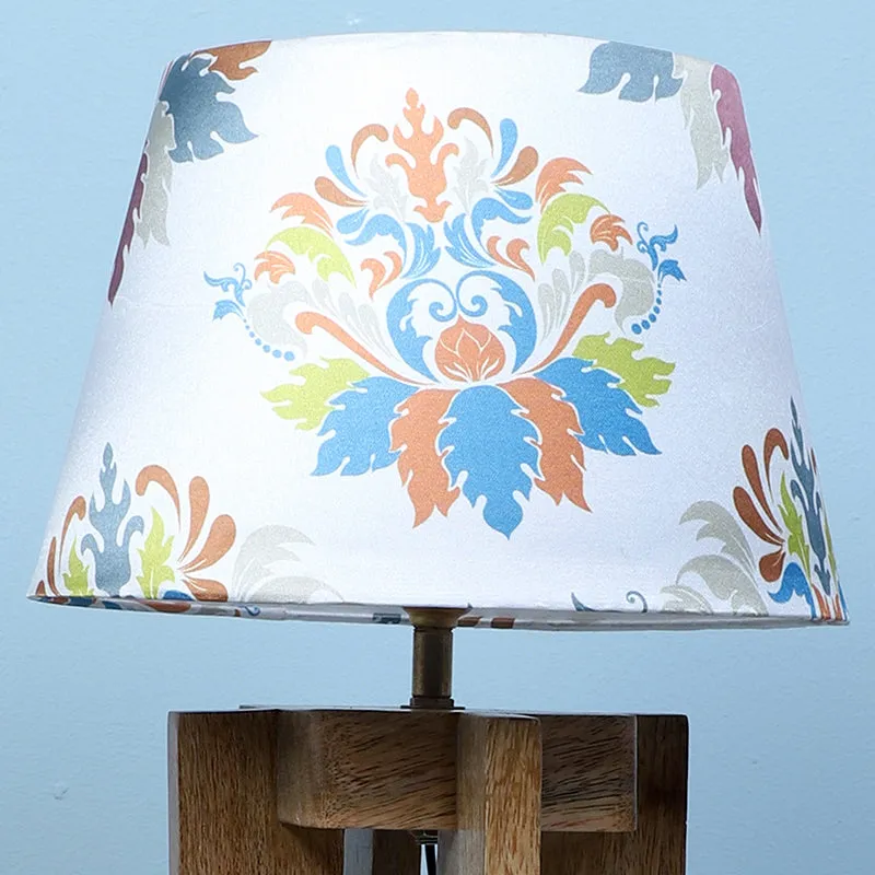 Nordlys Flux Printed Mango Wood Table Lamp - Multicolor media 3