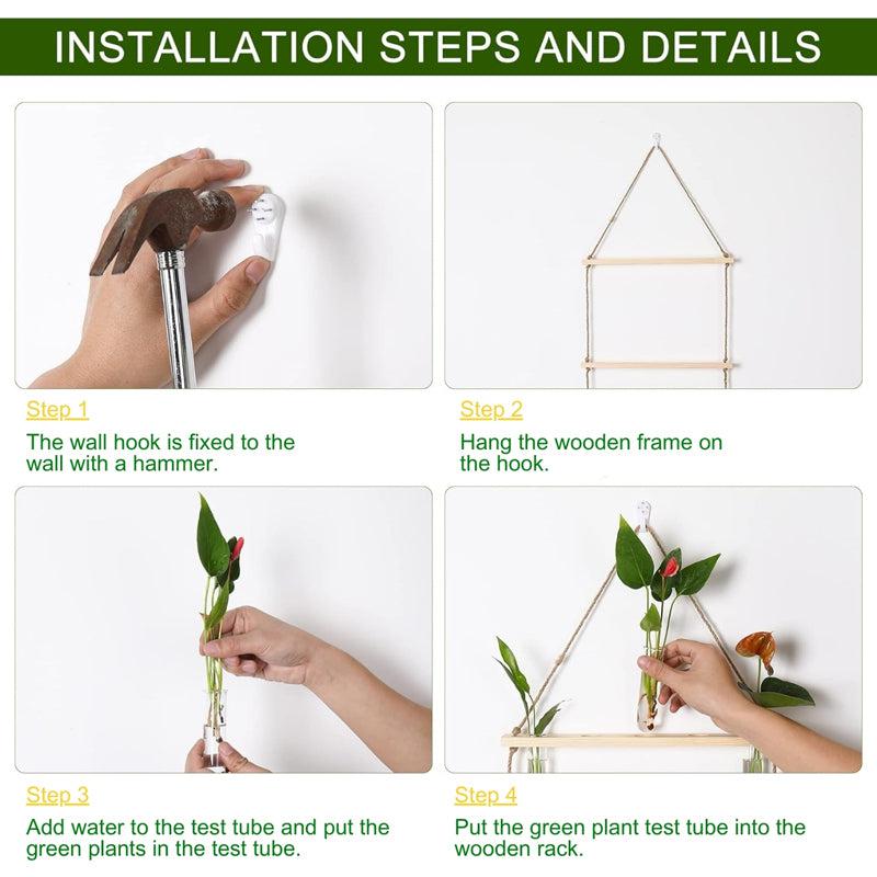 Arana Hanging Test Tube Planter media 6