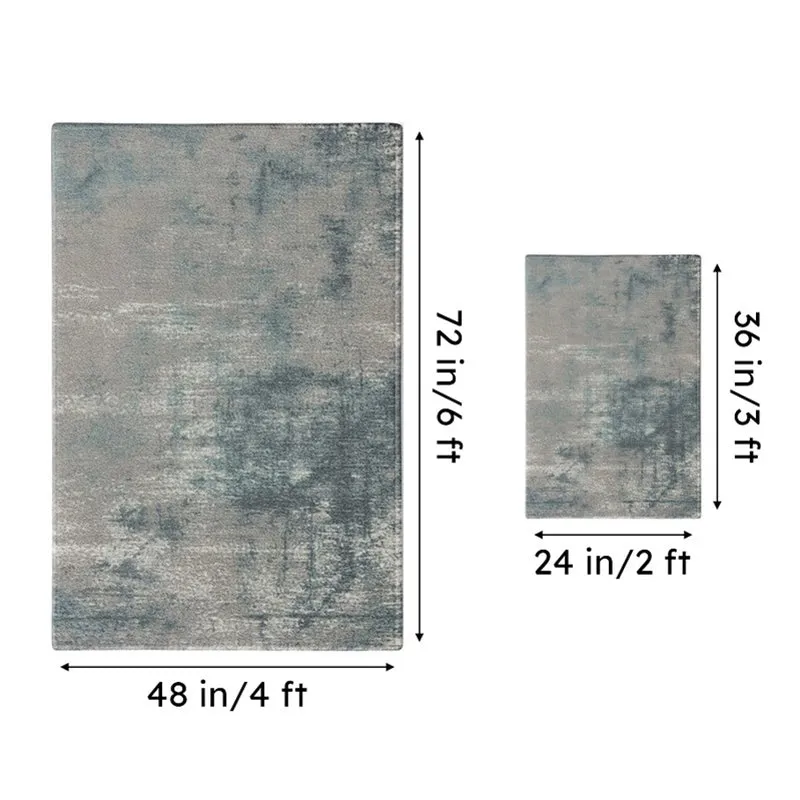 Urban Space Abstract Chenille Carpet - Grey media 8