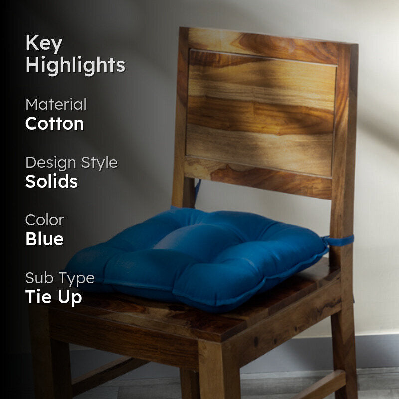 Sylvia Chair Pad (Classic Blue) - Set Of Two media 2