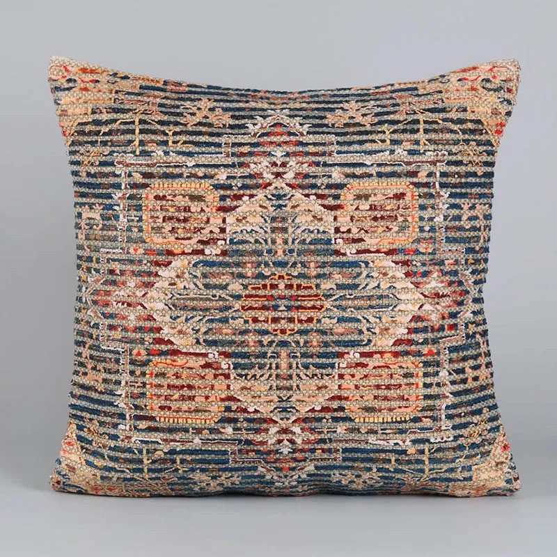 India Circus Van Vihar Tufted Cotton Cushion Cover - Set Of Two media 3