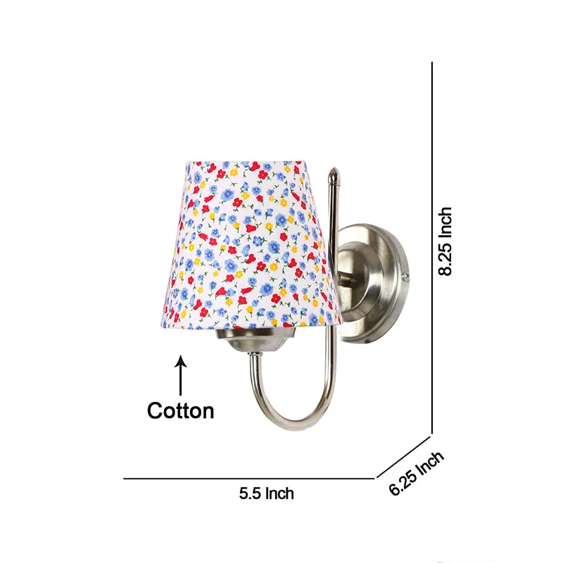 Altura Color Splash Conical Fabric & Metal Wall Lamp media 4