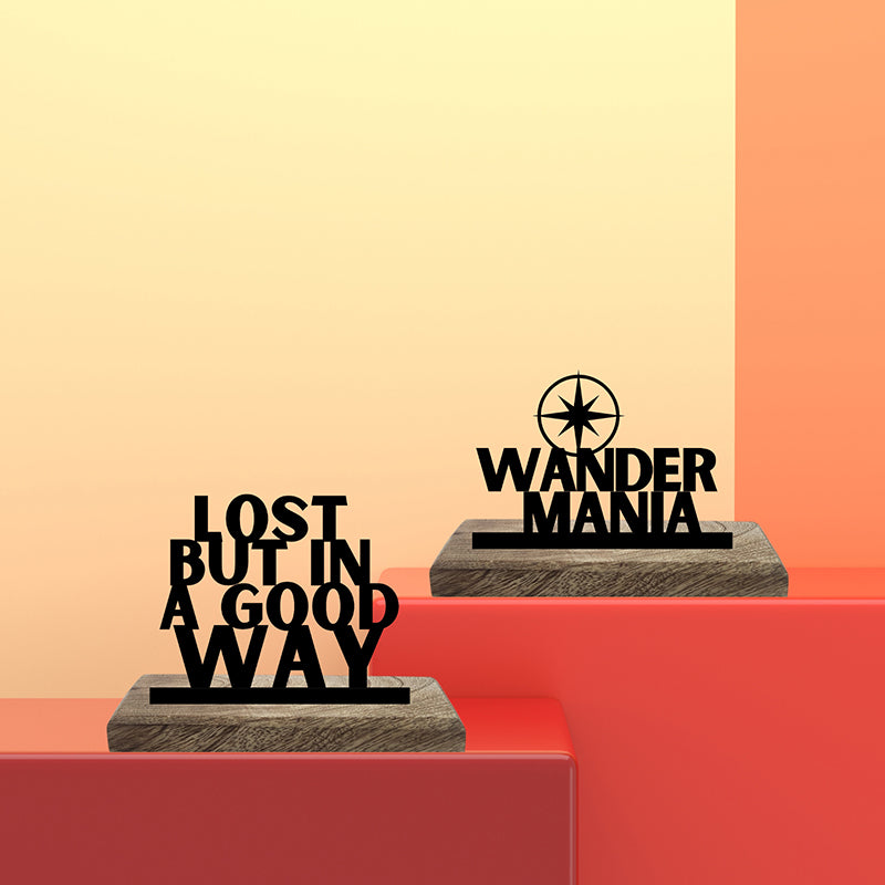 Wanderer Showpiece - Set Of Two