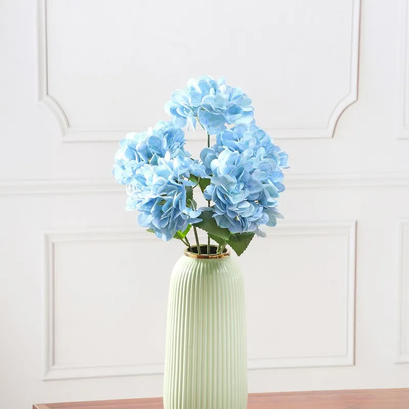 Blossira Hydrangea Silicone Artificial Flower - Blue media 3
