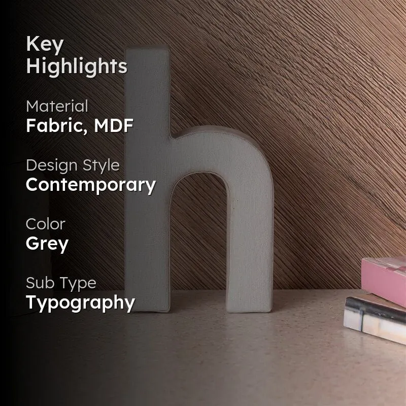 Alphabet H Showpiece media 2
