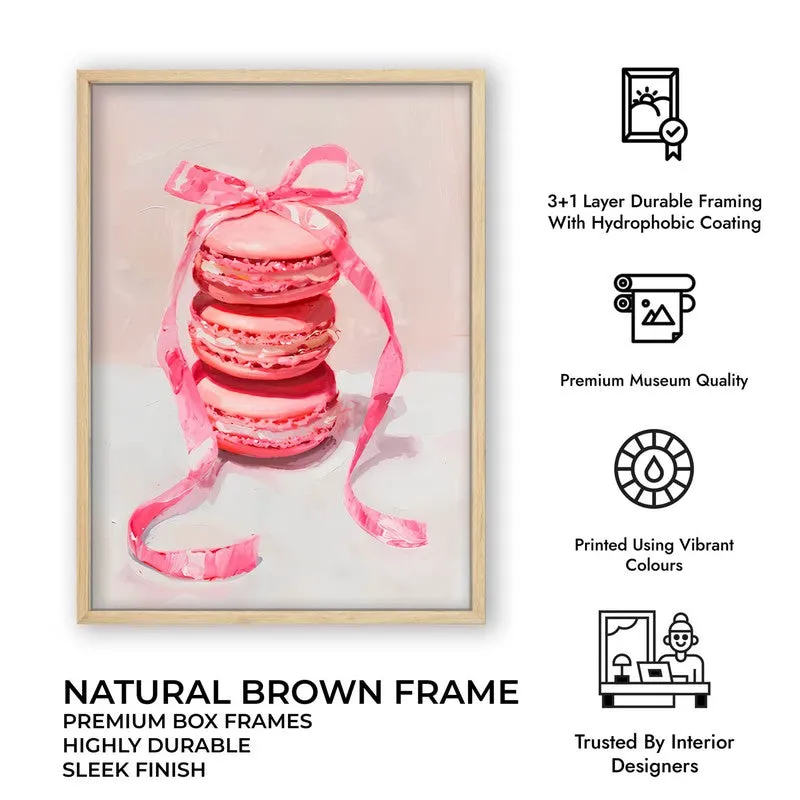 Macaron Magic Archival Canvas Wall Art - Brown media 11