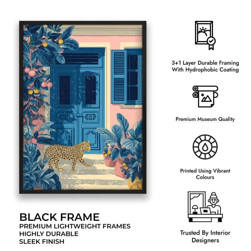 Nature Muse Canvas Wall Painting - Black Frame media 9