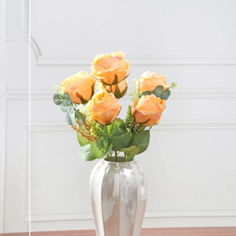 Autumn Rose Artificial Flowers - Orange media 4