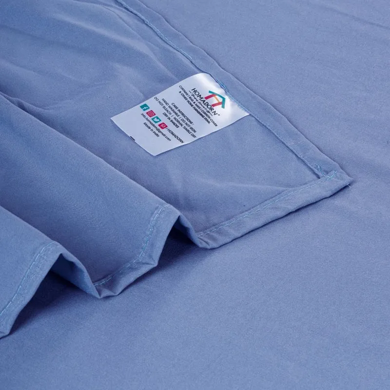 Cloud Drift Microfiber Bedsheet (Purple) - 140 GSM media 5