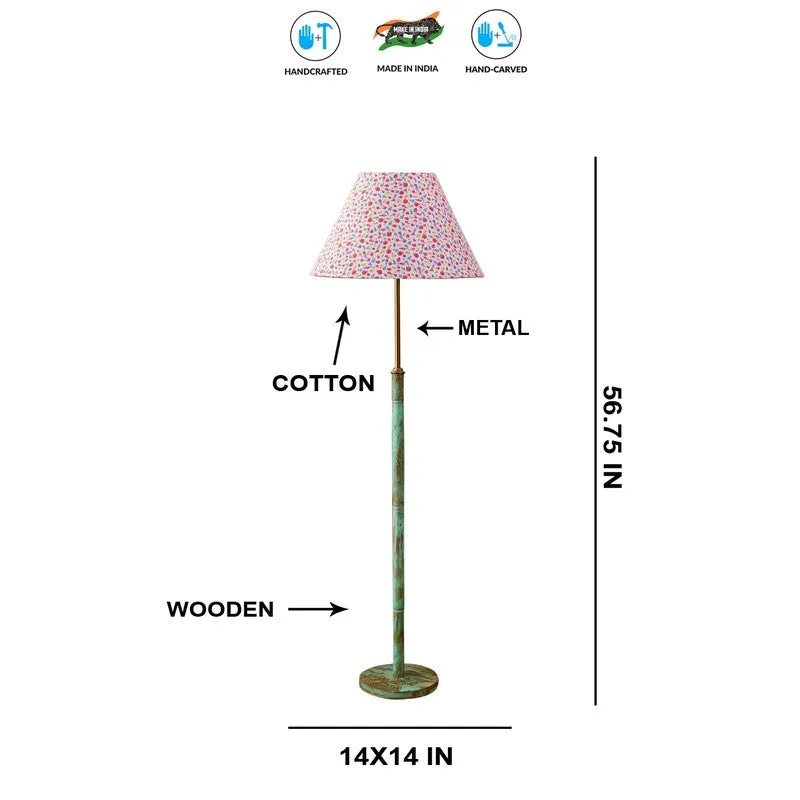 Terra Beam Wooden Floor Lamp - Multicolor media 8