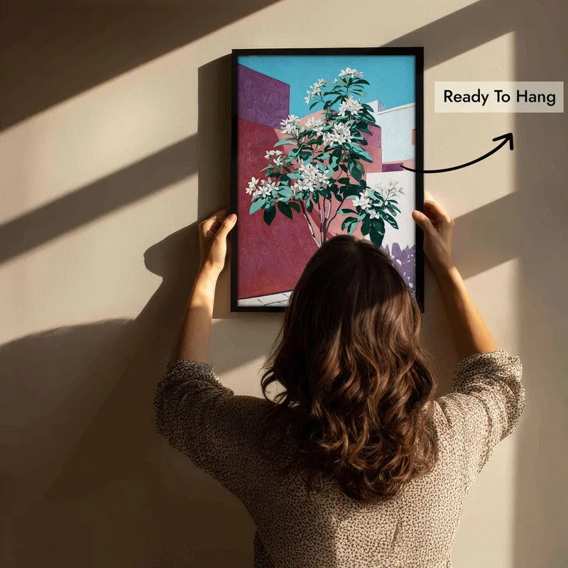 Leafora Canvas Wall Painting With Black Frame media 5