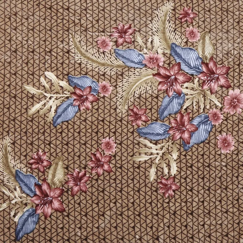 Monte Carlo Floral Fusion Blanket - 800 GSM media 7
