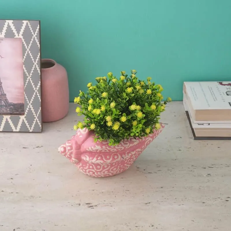 Sea Shell Planter - Pink media 3