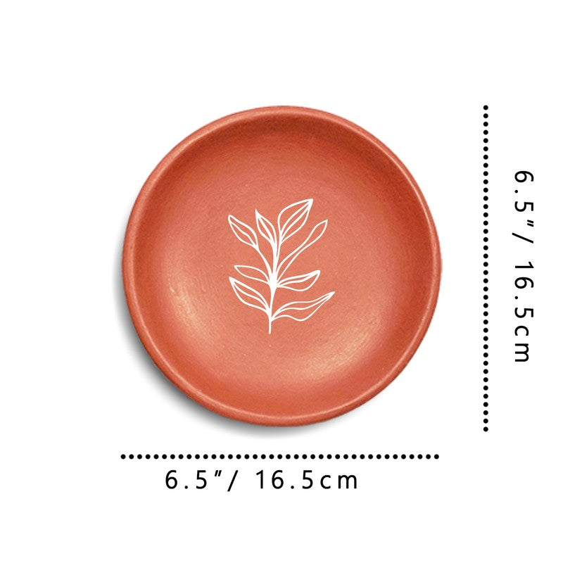Botanical Terracotta Wall Plate - Set Of Nine media 8