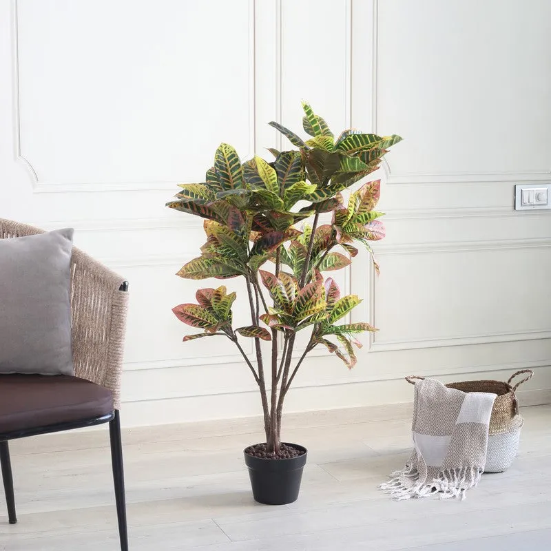 SoftLeaf Artificial Plant With Black Plastic Pot - 3.7 ft media 4