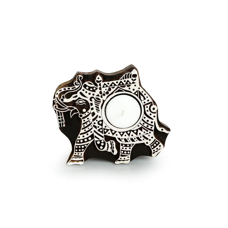 Regal Lumina Handcarved Tealight Candle Holder - Set Of Two media 4