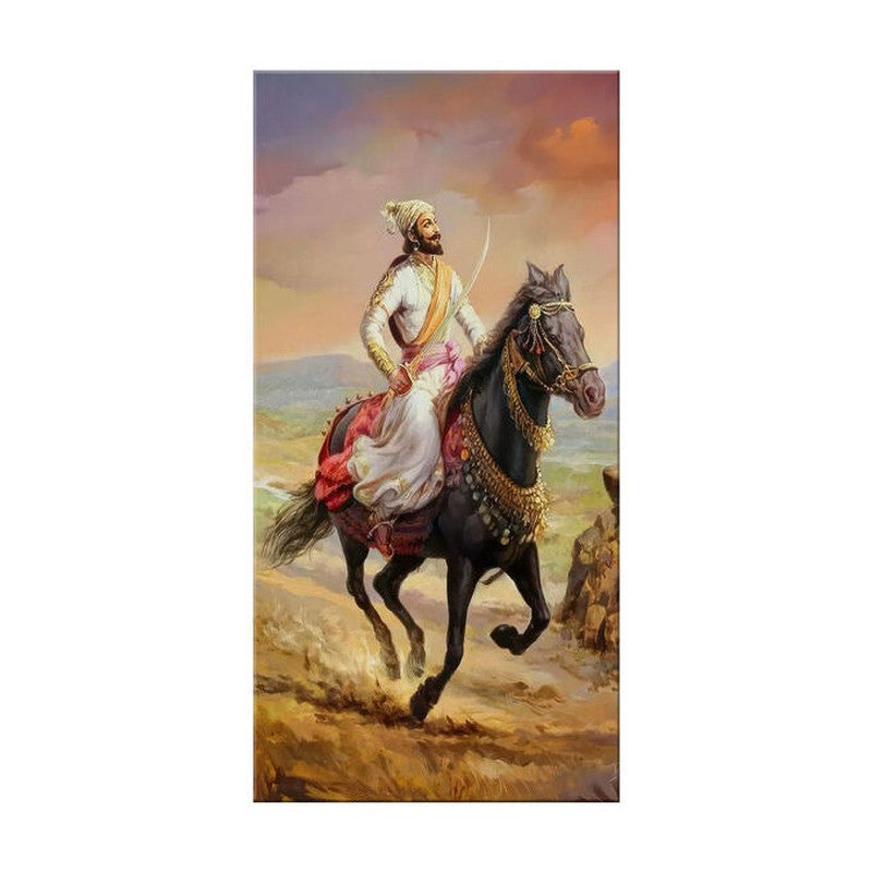 Shivaji Voyage Horse Wall Painting media 4