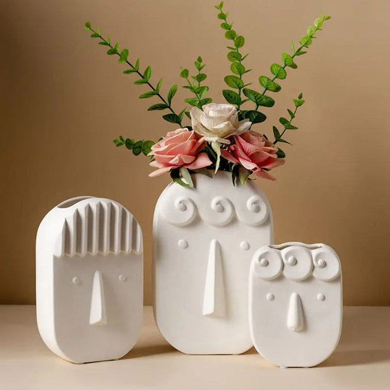 Express Face White Vase media 3