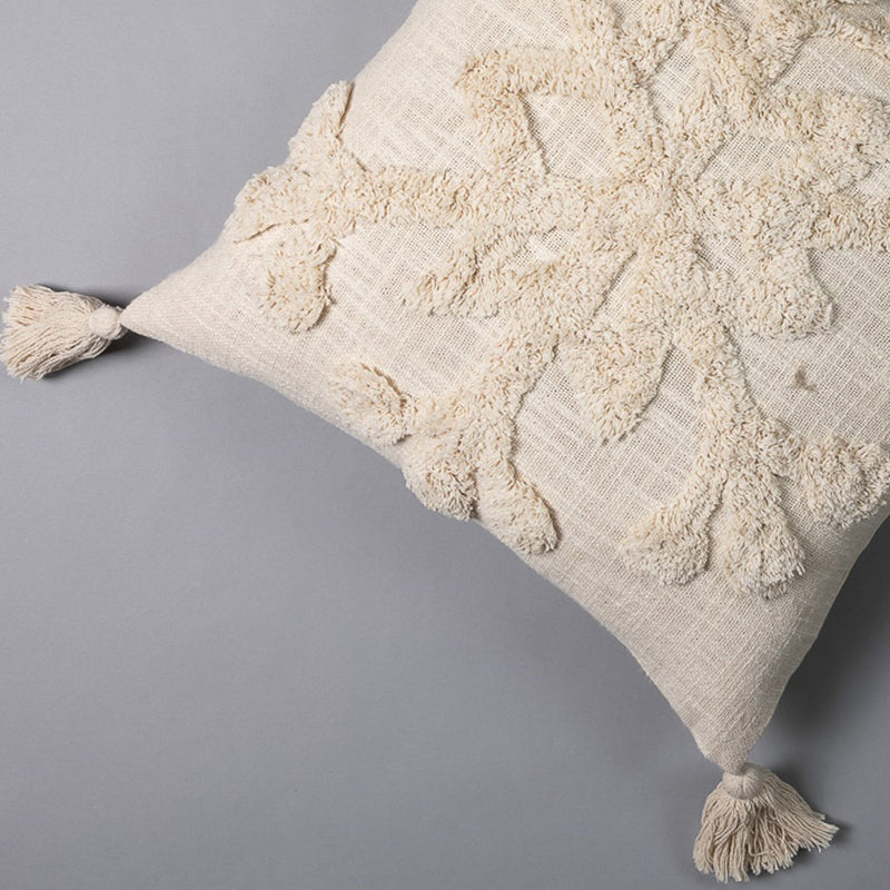 Snowflake Knot Tufted Cushion Cover media 4