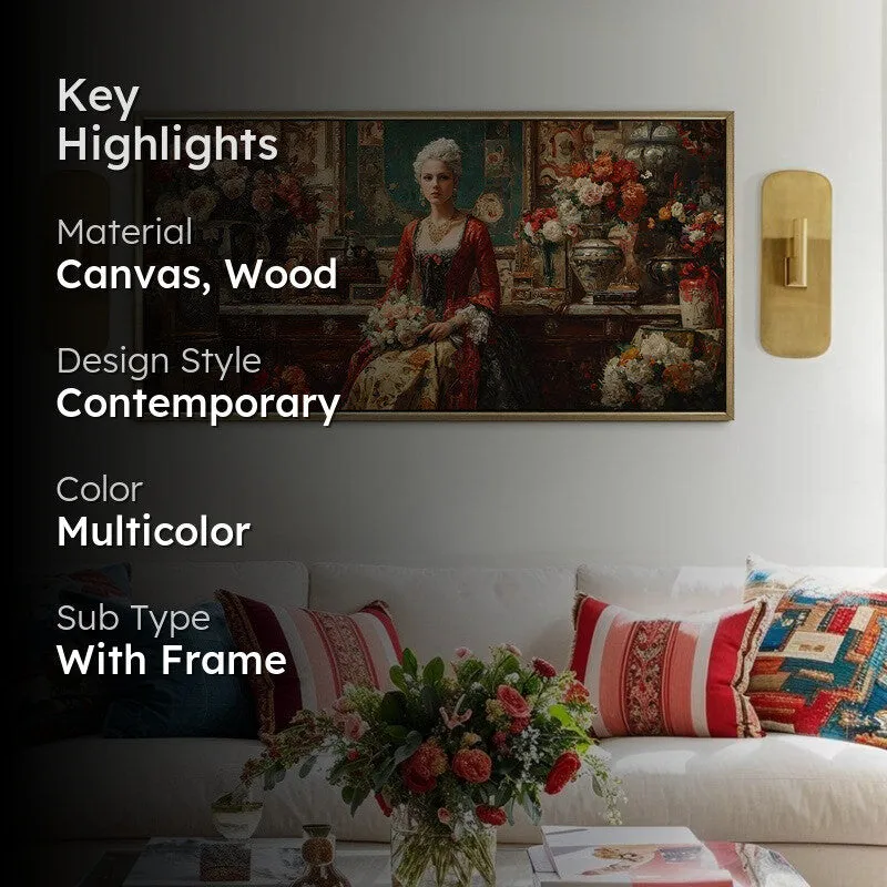 Regency Canvas Wall Painting With Frame media 2
