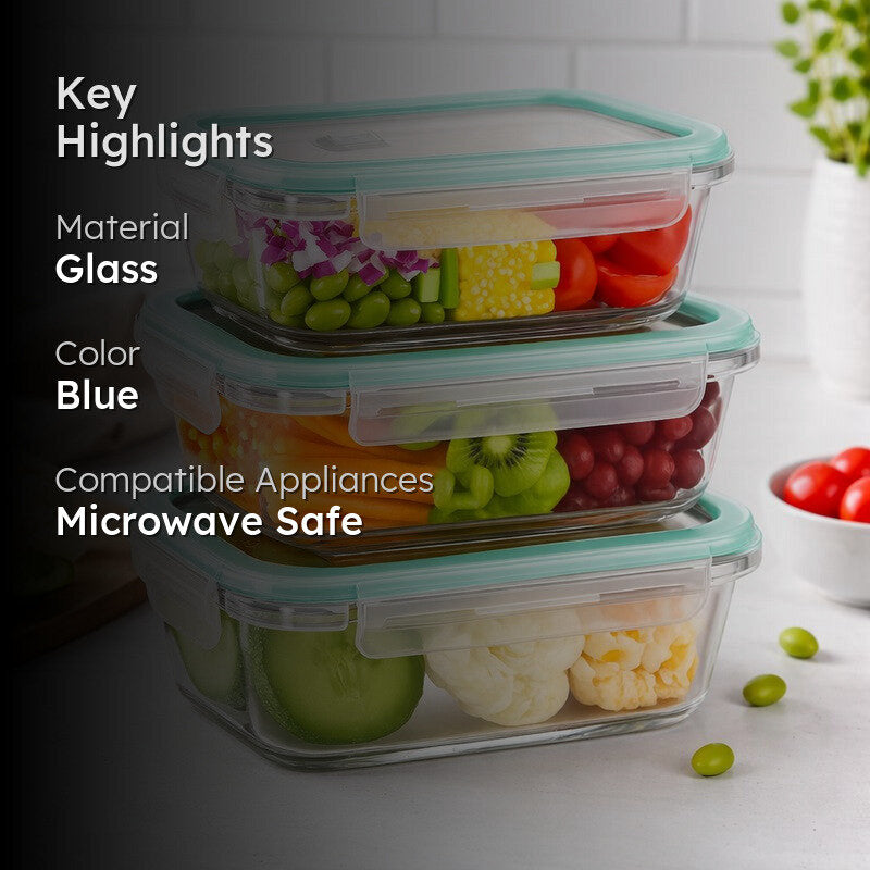 Rioware MealCircle Stackable Tiffins Box (1050 mL,700 mL,410 mL) - Set Of Three media 2