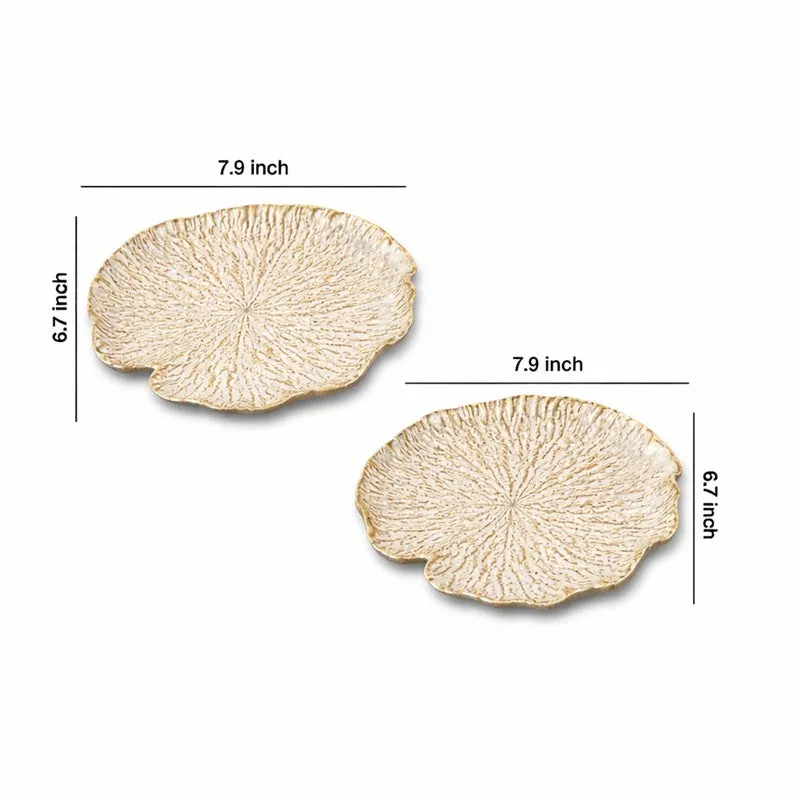 Auraleaf Accent Tray (Beige) - Set Of Two media 7
