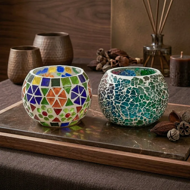 Hasthana Tealight Candle Holder - Set Of Two media 4