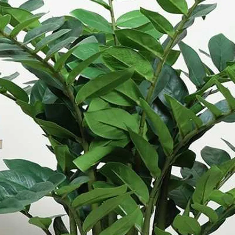 Artificial Emerald Palm Plant With Black Fiber Pot - 3.1 Feet media 4