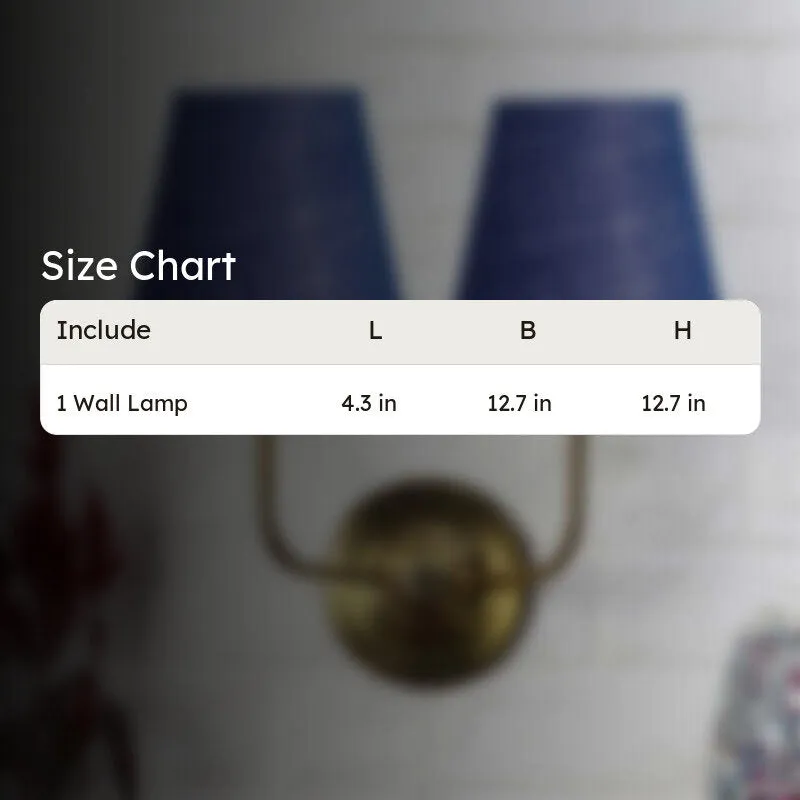 Lumoire Duo Cone Metal Wall Lamp - Blue media 9