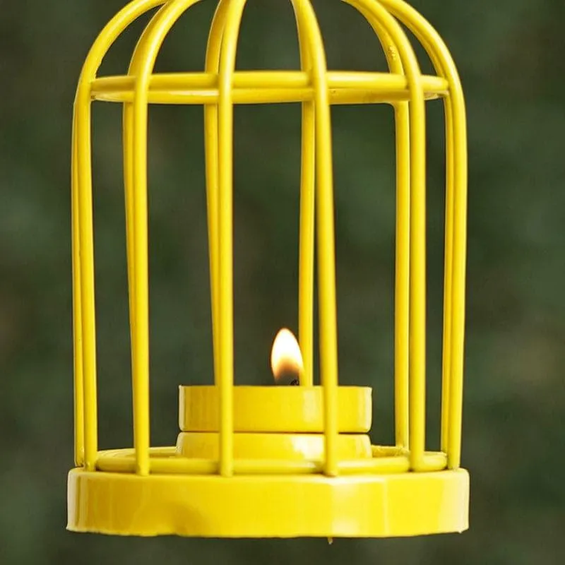 Bird Home Tealight Candle Holder - Yellow media 4