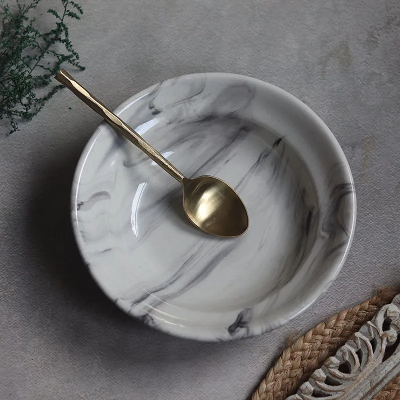 Imogen Ceramic Pasta Plate - White media 1