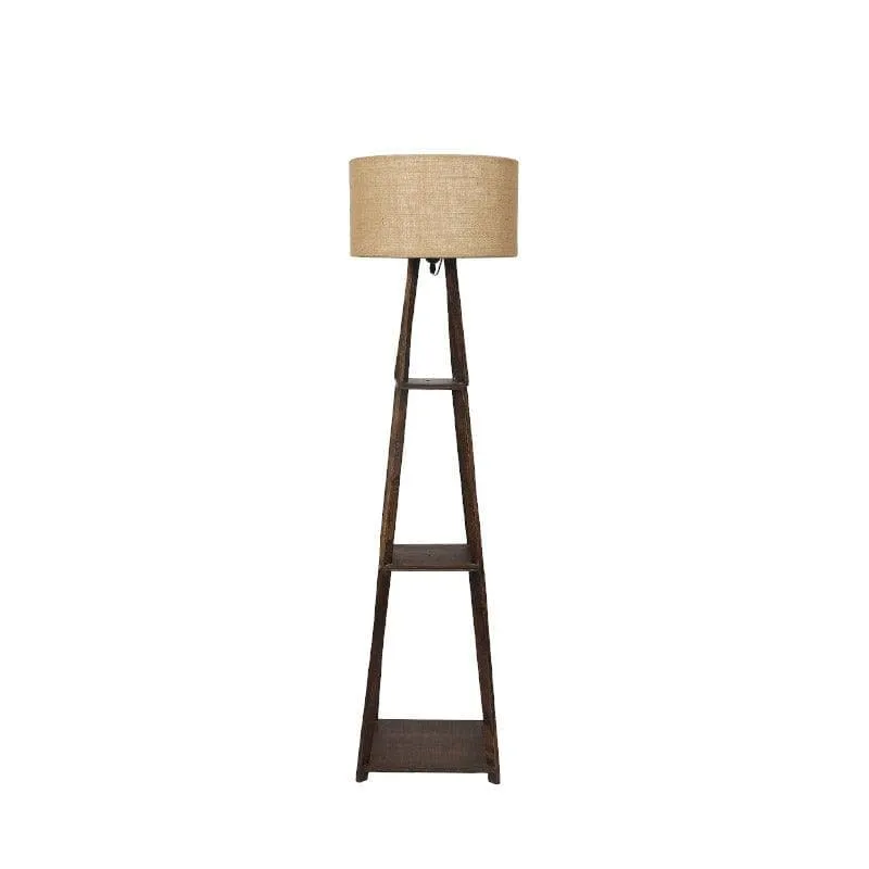 Seasa Wistera Floor Lamp With Shelf - Buff media 4