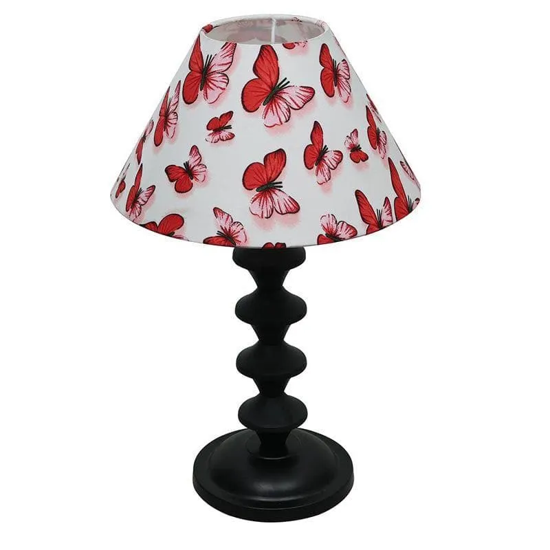 Wobble Bobble Butterfly Fabric Table Lamp - Multicolor media 4