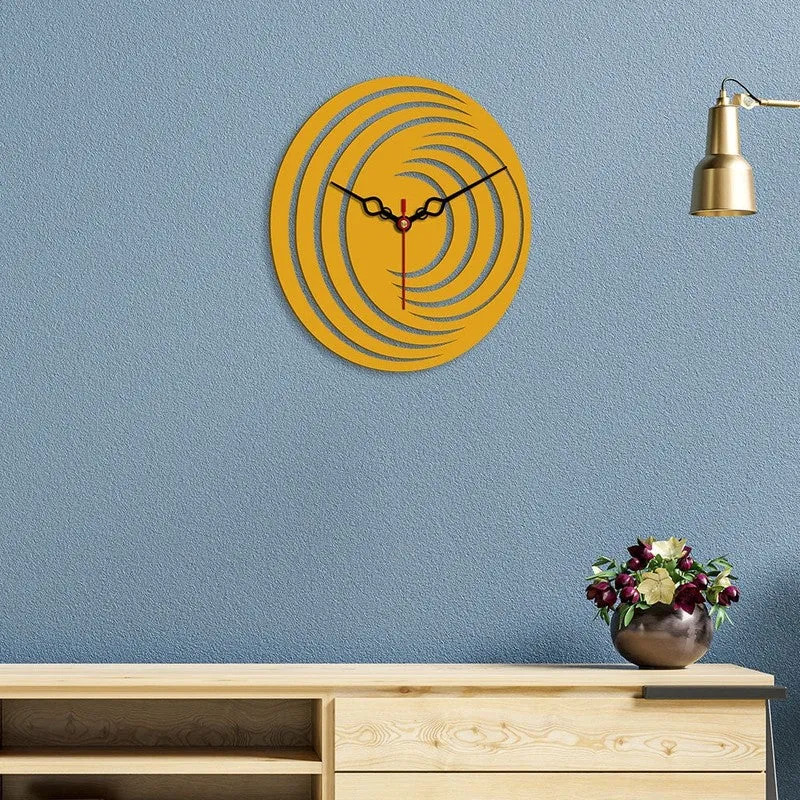 Layer Form Wooden Wall Clock media 3