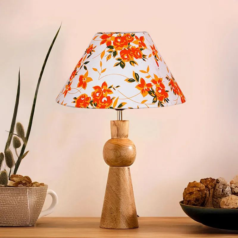 Angler Neo Printed Wooden Table Lamp - Multicolor media 2