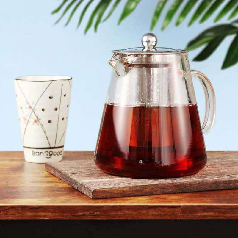 Klaris Heat-Resistant Glass Kettle with Infuser - 750 mL media 1