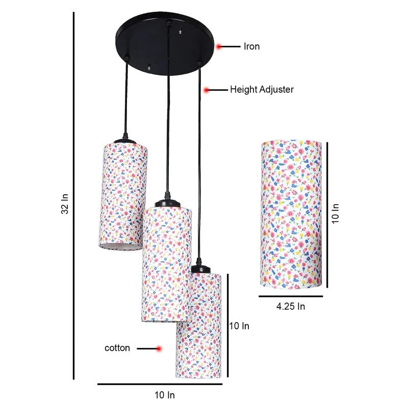Cylentra Triple Metal Ceiling Lamp - Multicolor media 8