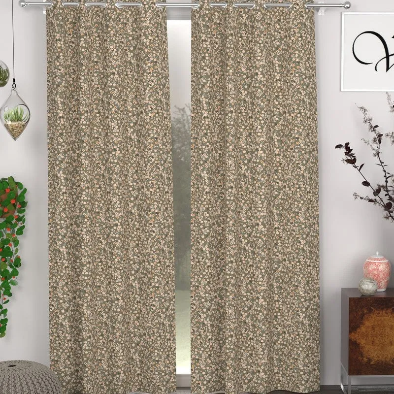 Earthen Bloom Curtains - Set of Two media 3