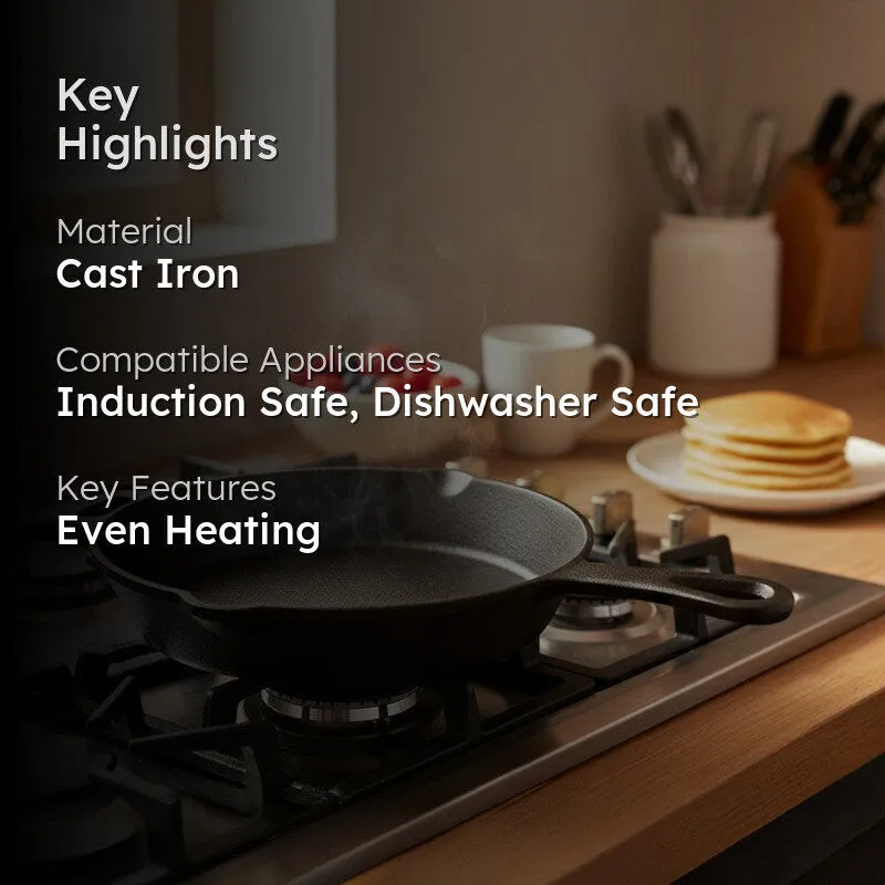 Twingrip Cast Iron Frying Pan media 2