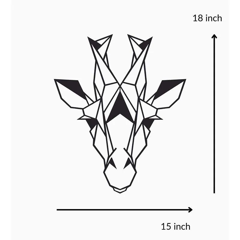 Giraffee Black Iron Wall Accent media 5