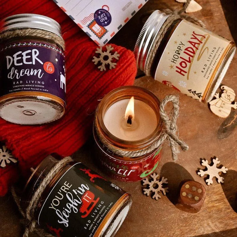 Set of 4 Scented Candle Jars with Lid - Oh What Fun! media 4
