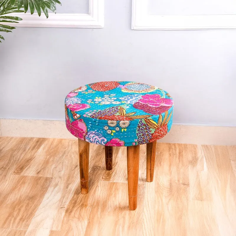Nynex Sheesham Wooden Stools (Multicolor) - Set Of Two media 4
