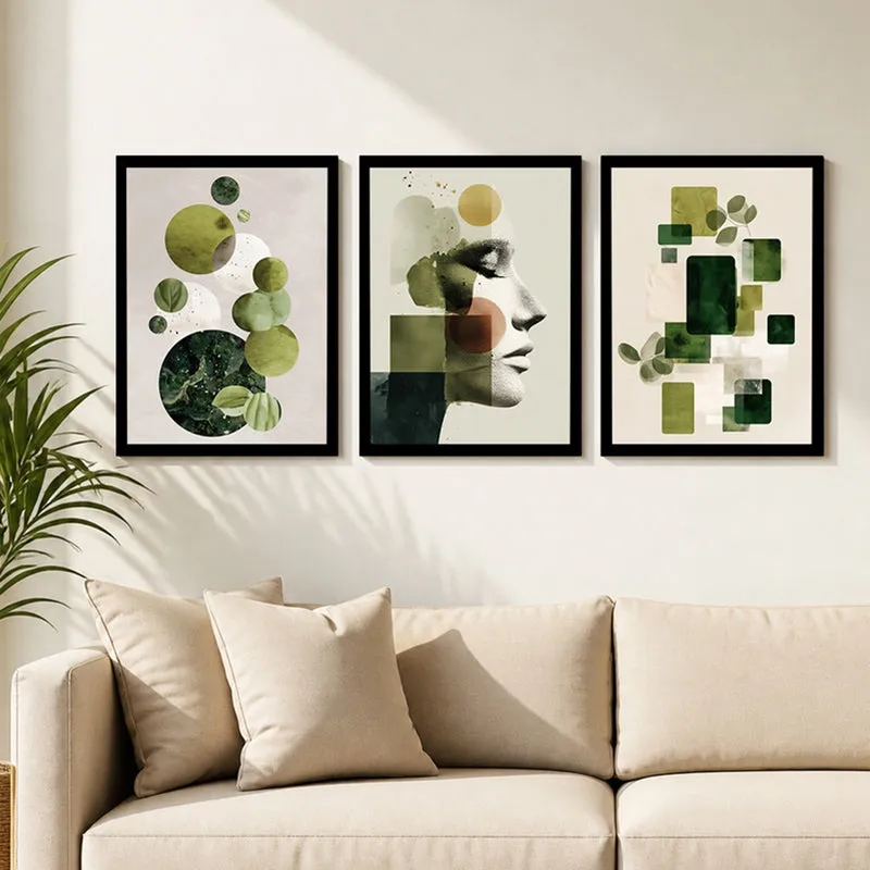 Nature Within Modern Wall Art - Set Of Three media 2