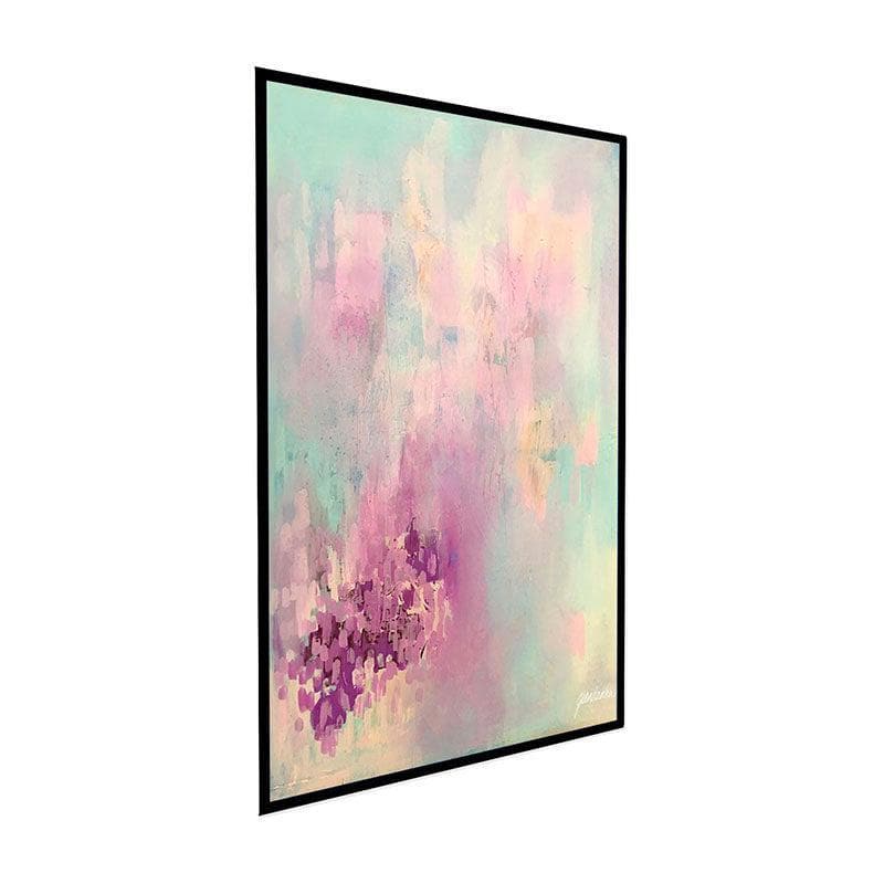 Autumn Abstract Canvas Wall Painting - Black Frame media 3