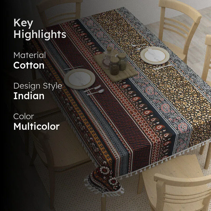 Ethnoira Cotton Table Cover media 2