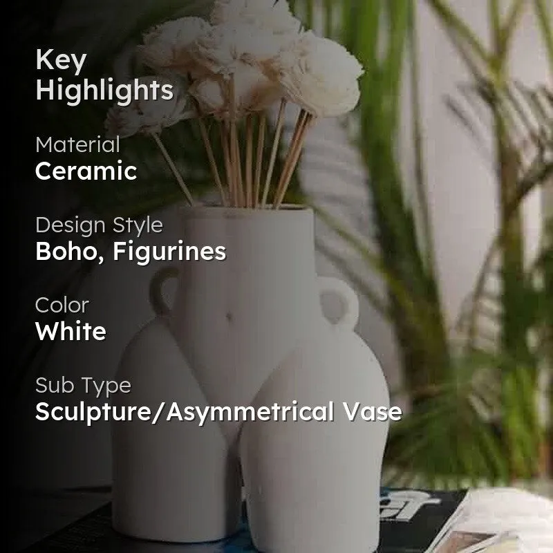 Greek Goddess Vase - White media 2