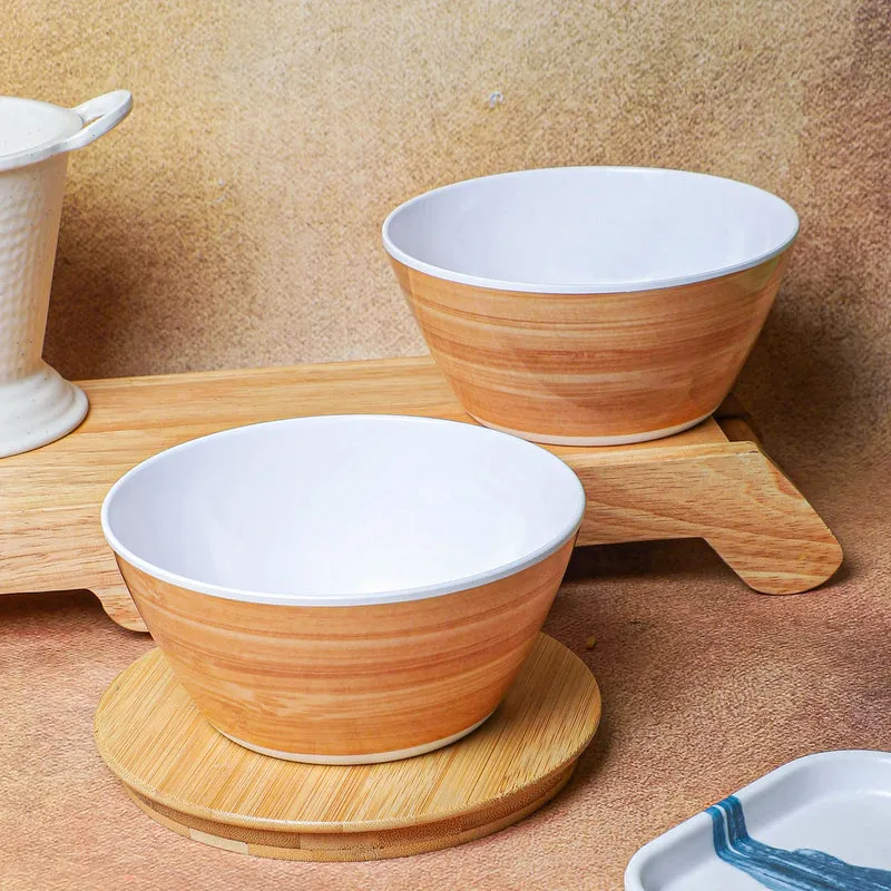 Basalt Melamine Snack Bowl (750 mL) - Set Of Two media 3